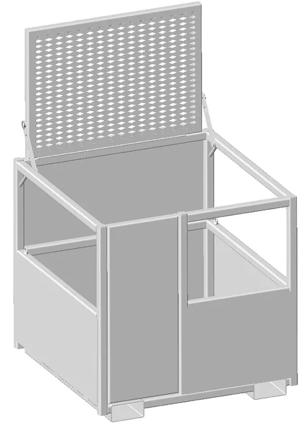 1,000 lbs FORK PERSONNEL BASKET 48" X 48" (20988)