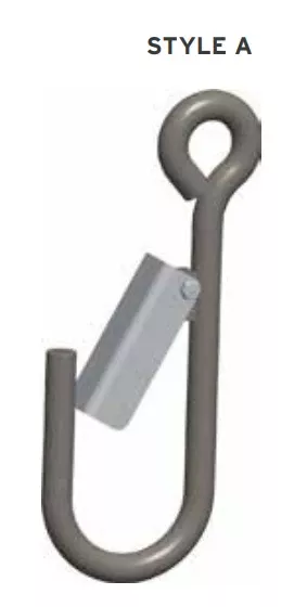 1/4" 4.5" 125 lbs LATCHING J-HOOK STYLE A (16284)