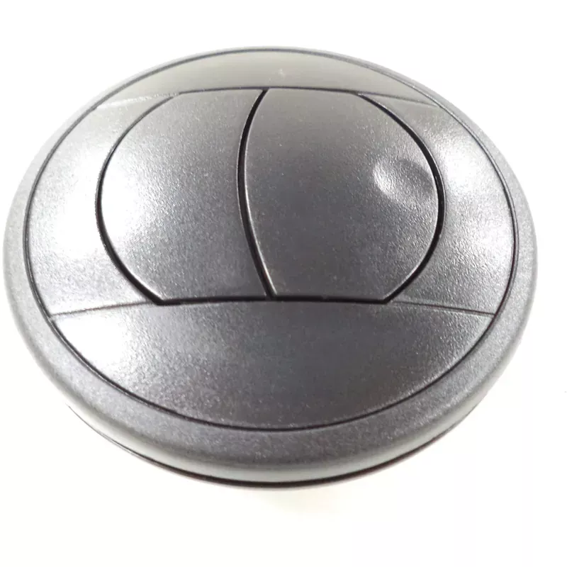 3 inch Round Global Style Black Plastic Grille Authentic