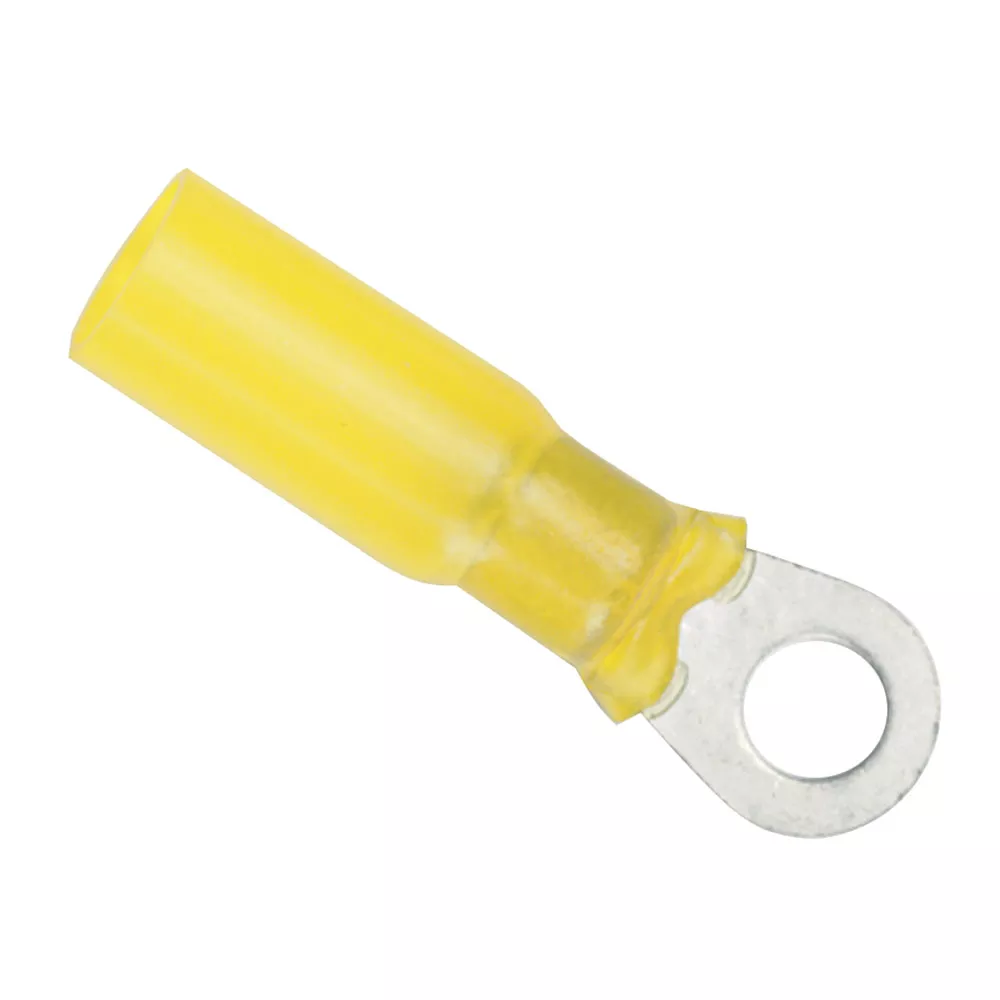 Ancor 12-10 Gauge - #10 Heat Shrink Ring Terminal - 100-Pack