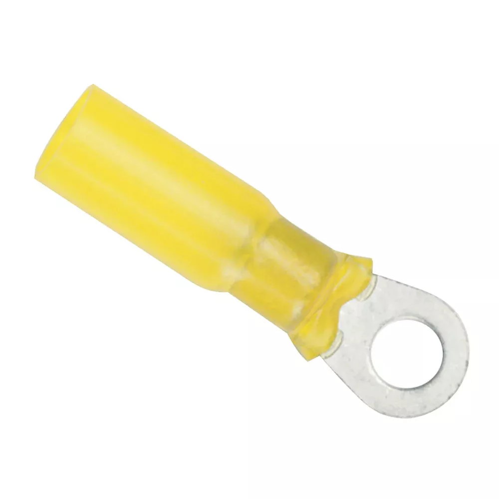 Ancor 12-10 Gauge – 3/8″ Heat Shrink Ring Terminal – 25-Pack [312625]