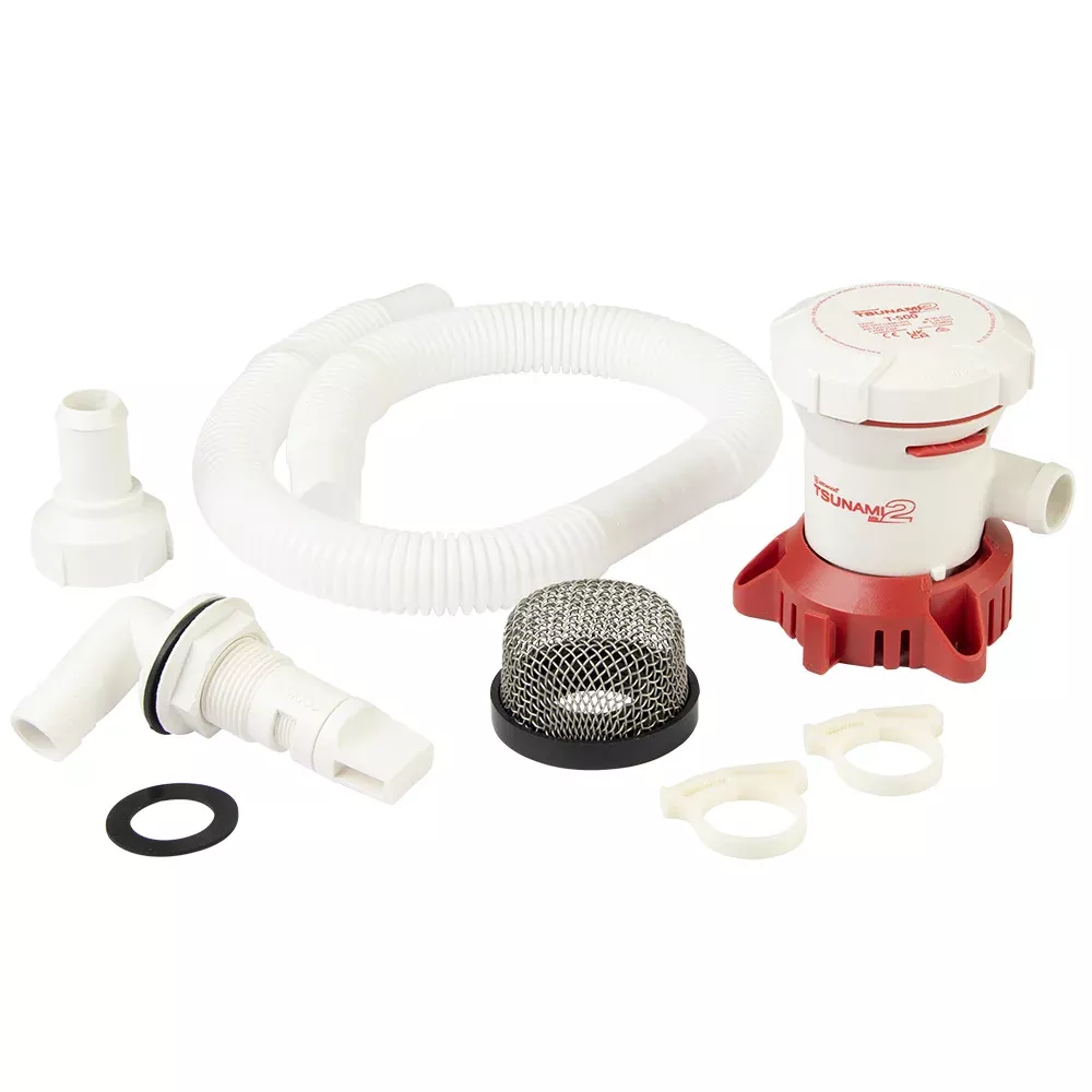 Attwood Tsunami MK2 T500 Manual Bilge Pump w/Installation Kit - 500 GPH12V [5614-7]