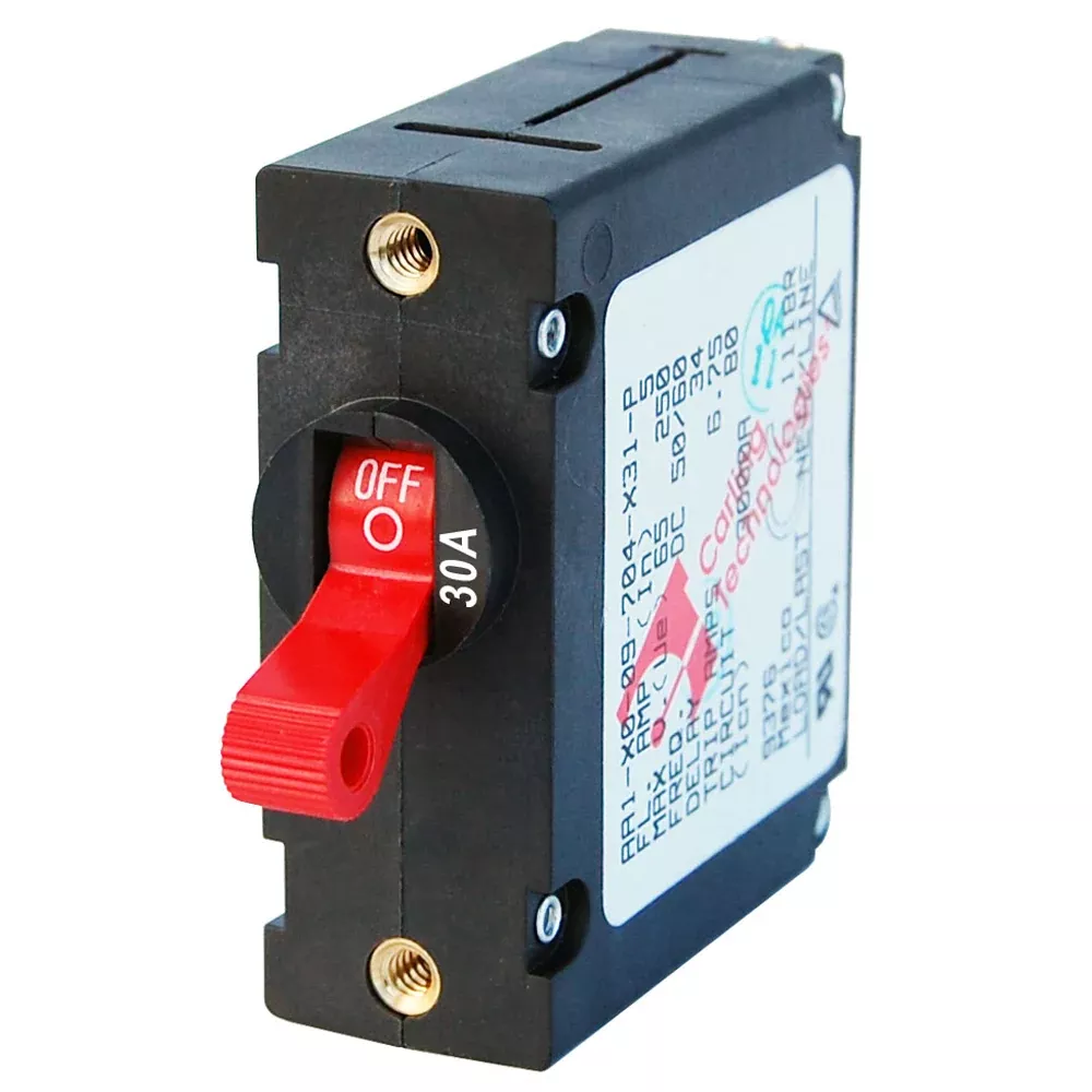 Blue Sea 7221 AC / DC Single Pole Magnetic World Circuit Breaker-30 Amp [7221]