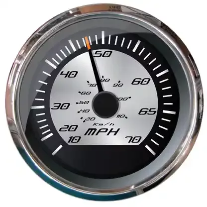 Buy Online Faria Platinum 4″ Speedometer – 70 MPH (Pitot) – 22011