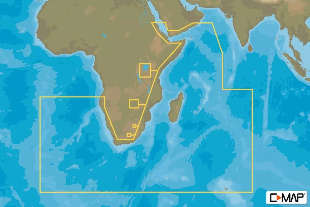 C-MAP AF-N209 South East Africa MAX-N Africa Wide
