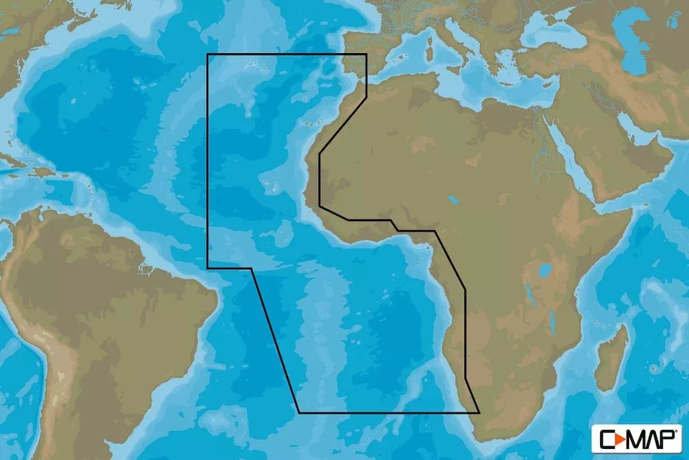 C-MAP AF-N210: North-West Africa, MAX-N: Wide