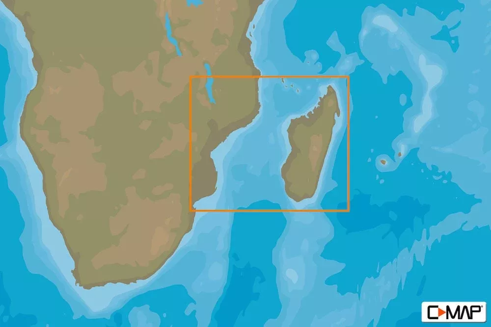 C-MAP AF-N218 Mozambique Channel and Madagascar MAX-N Afica Local
