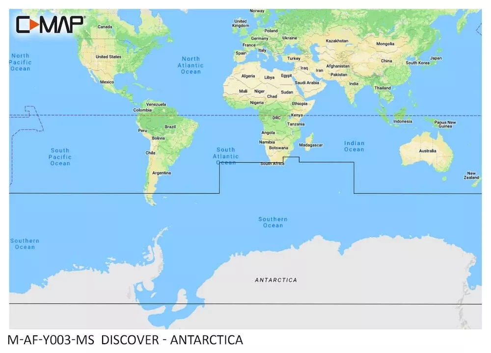 C-MAP AF-Y003 Antarctica MAX-N+ -South