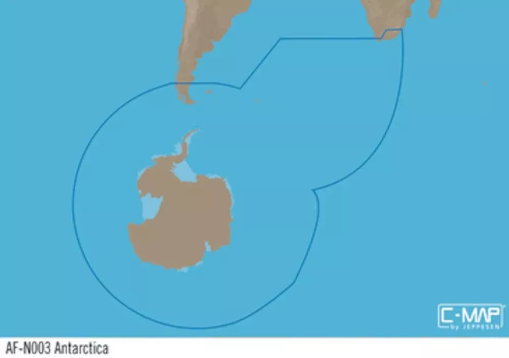 C-MAP AF-Y003: Antarctica, MAX-N+: Wide