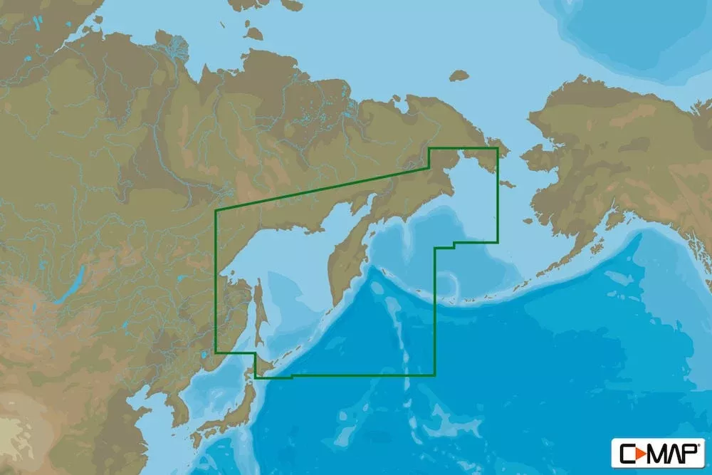 C-MAP AN-N013 Kamchatka Peninsula & Kuril Is. MAX-N Asia Wide