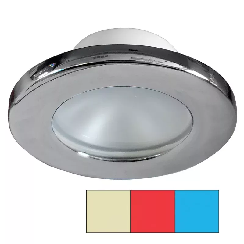 i2Systems Apeiron A3120 Screw Mount Light - Red, Warm WhiteBlue - Chrome Finish [A3120Z-11HCE]