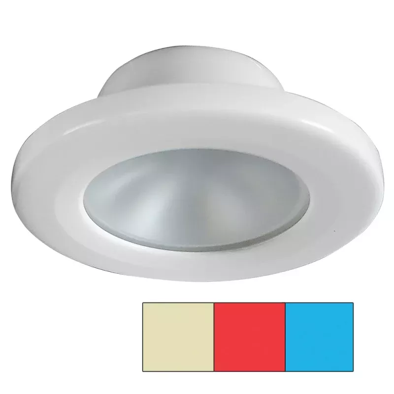 i2Systems Apeiron A3120 Screw Mount Light - Red, Warm WhiteBlue - White Finish [A3120Z-31HCE]