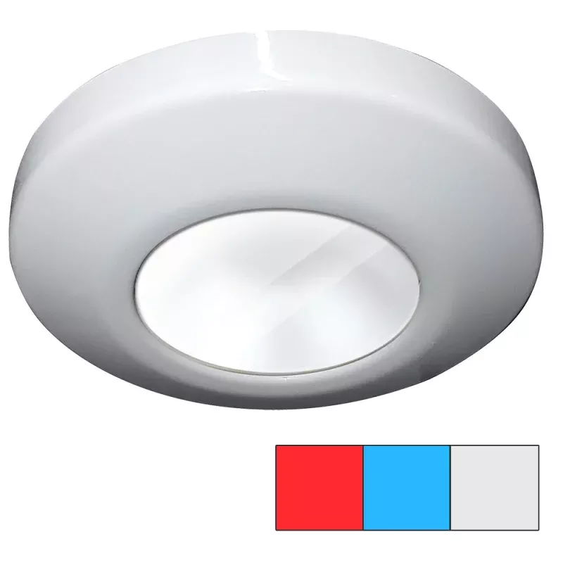 i2Systems Profile P1120 Tri-Light Surface Light - Red, Cool WhiteBlue - White Finish [P1120Z-31HAE]
