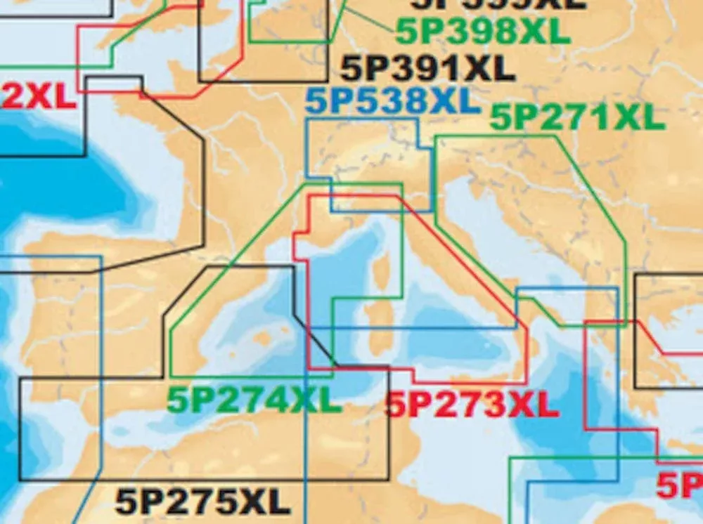 Navionics Platinum+ 5P274XL Mediterranean North West