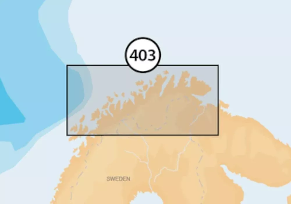 Navionics Platinum+ 5P403XL. Northern Norway