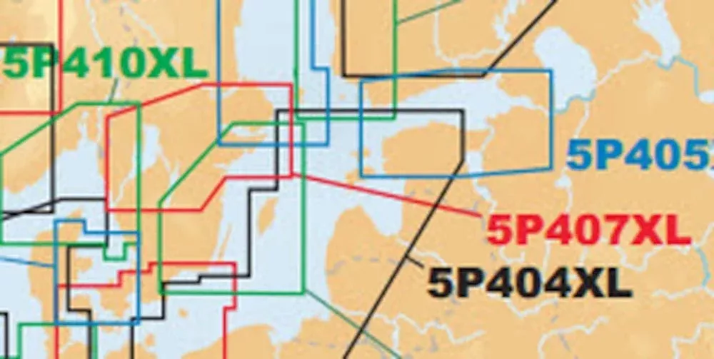 Navionics Platinum+ 5P407XL Swedish Lakes