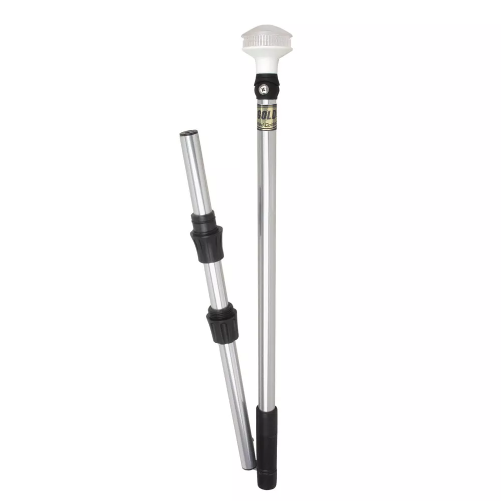 Perko Omega Series Universal LED Pole Light - 48" w/Fold In Half Pole