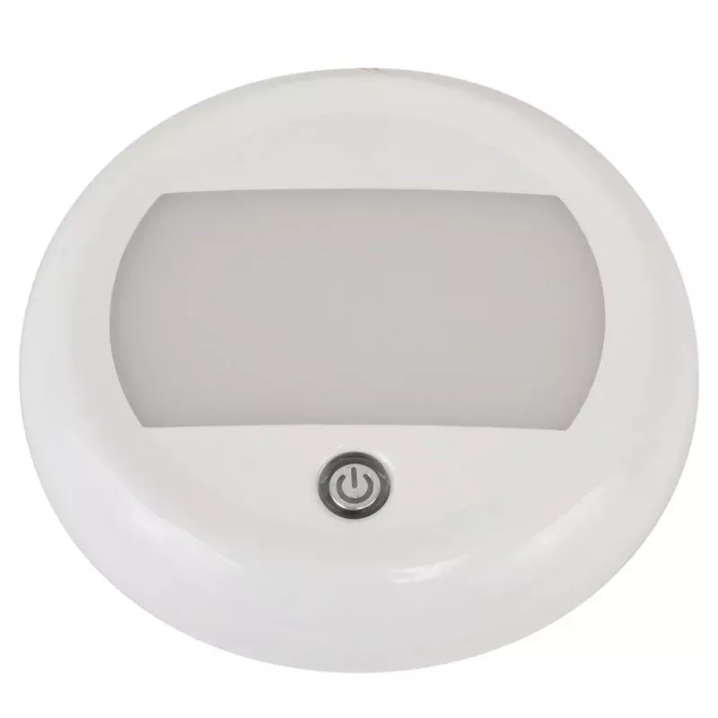 Scandvik 5" Dome Light w/Switch3 Stage Dimming - 10-30V - IP67 [41323P]
