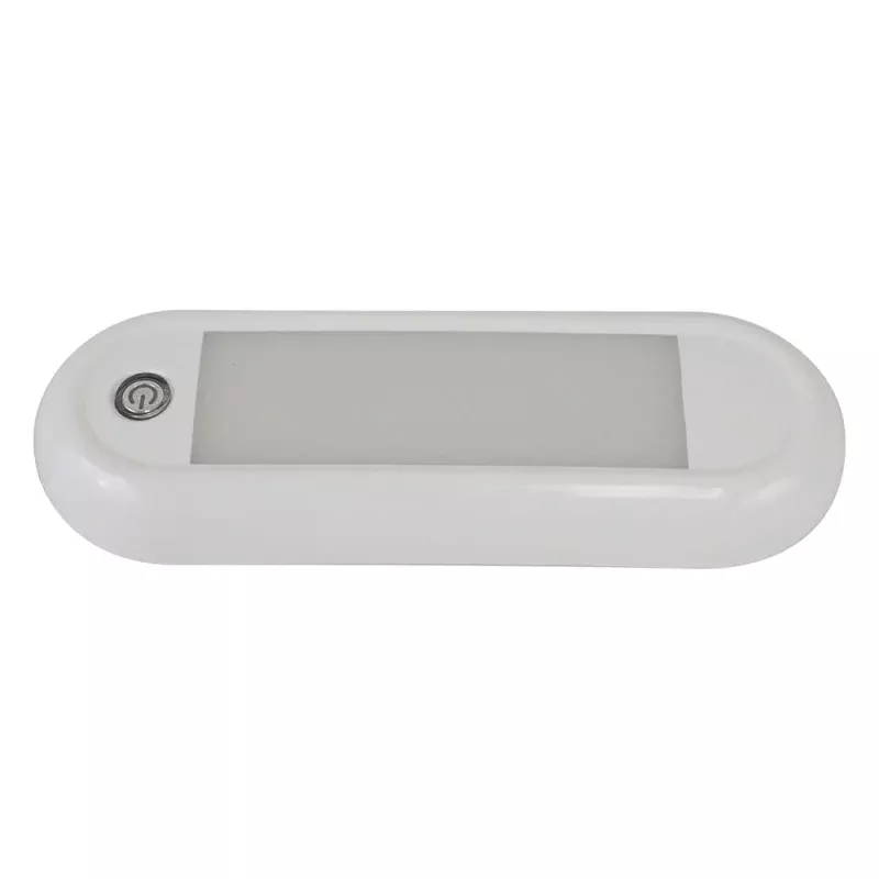 Scandvik 7" Oval Dome Light w/SwitchDimming - 12/24V [41322P]