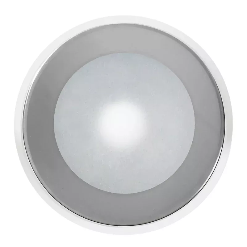 Shadow-Caster DLX Series Down Light - White Housing - RGB - Chrome Bezel[SCM-DLX-CC-CHR-WH]