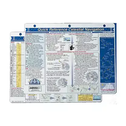 Special Offer Davis Quick Reference Celestial Navigation Card – 132