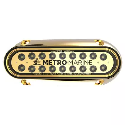 Special Offer Metro Marine High-Output Elongated Underwater Light w/Intelligent Monochromatic LED‘s – White, 90° Beam – F-BME1-H-W3-90