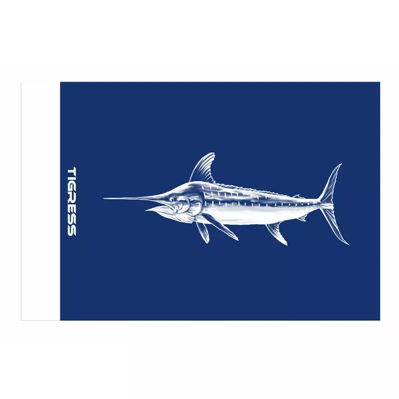While Supplies Last Tigress Blue Marlin Release Flag – 12″ x 18″ [88422]