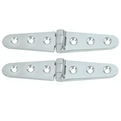 Whitecap Strap Hinge – CP/Brass – 6″ x 1-1/8″ – Pair High Quality