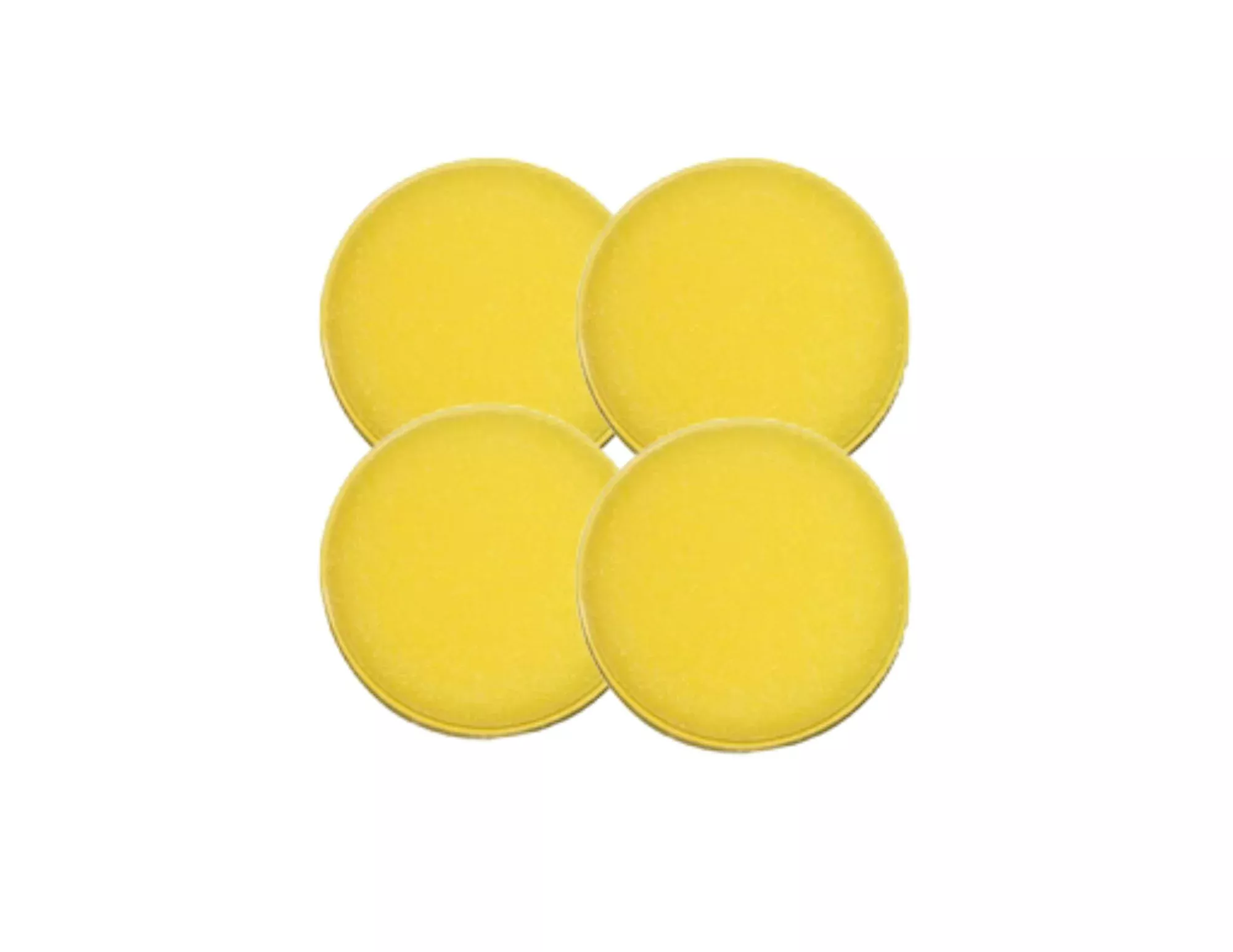 Yellow Foam Wax Applicator- 4 inch
